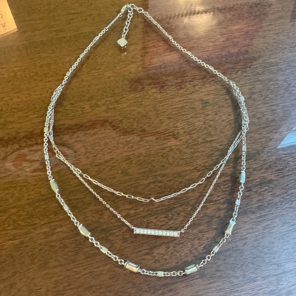 Kendra Scott Addison triple strand necklace